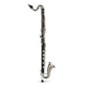 Backun BCLBBALPHACSKZ Alpha Low C Bass Clarinet w/ Silver Plated Keys, 2 - Piece Neck, Backpack Style Case - Ray's Midbell Music