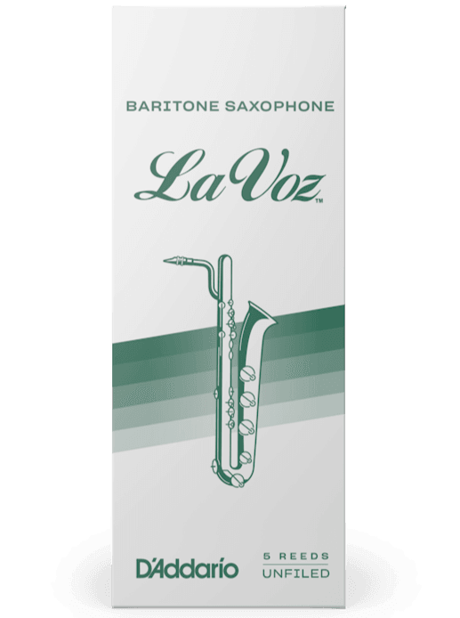 LA VOZ RLC05MD Medium Bari Sax Reeds, Box of 5 - Ray's Midbell Music