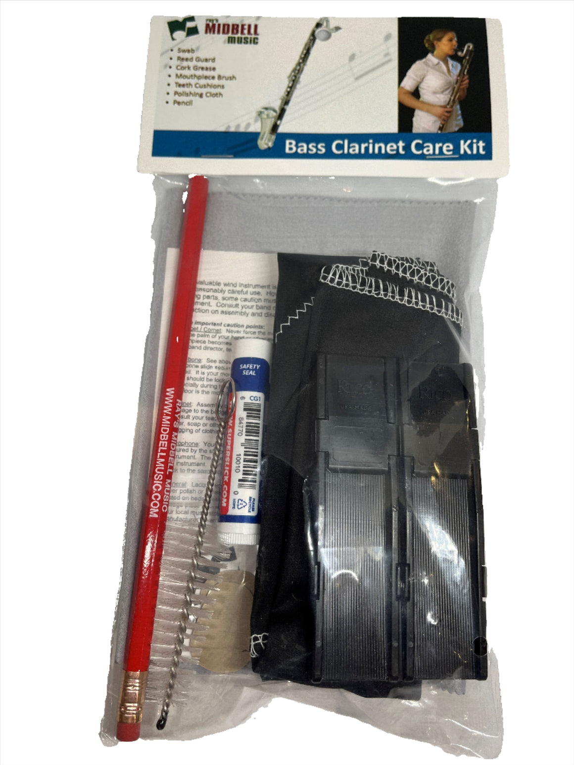 MIDBELL IBCCK Bass Clarinet Care Kit