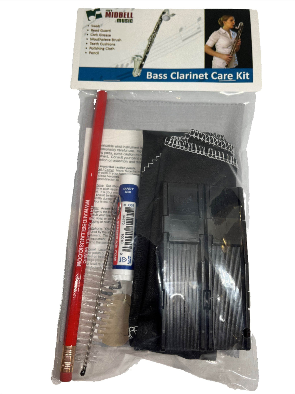 MIDBELL IBCCK Bass Clarinet Care Kit - Ray's Midbell Music