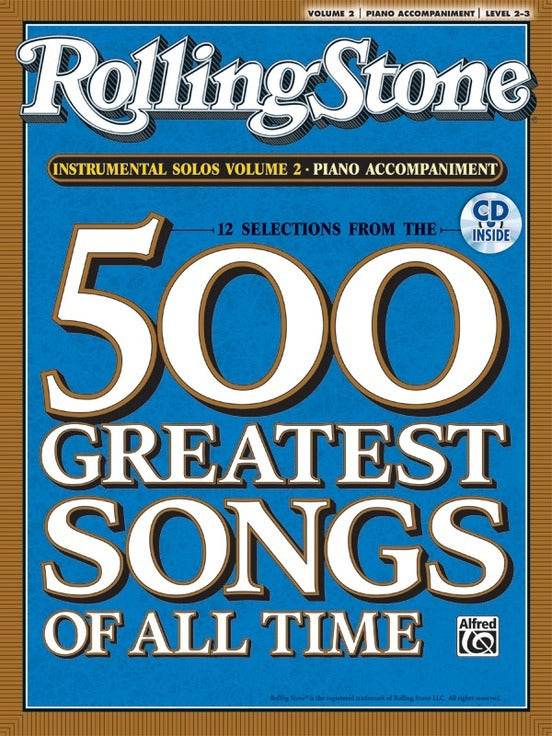 ALFRED 0030863 Selections from Rolling Stone Magazine's 500 Greatest Songs of All Time: Instrumental Solos, Volume - Ray's Midbell Music