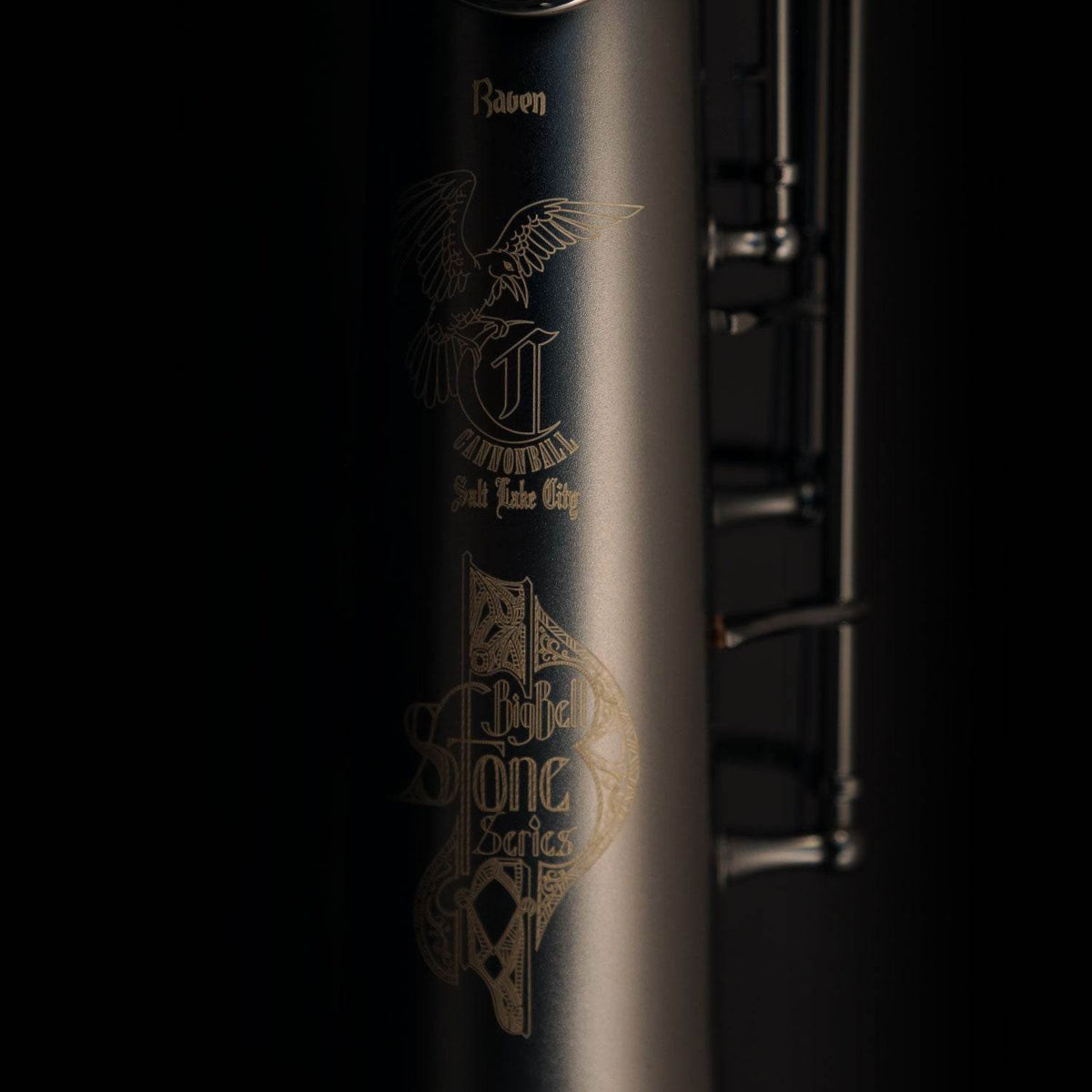 CANNONBALL A5BICEB Big Bell Raven Pro Alto Sax, Stone Series - Ray's Midbell Music