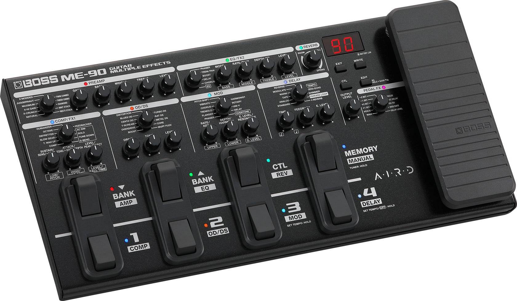 BOSS ME90 Guitar Multiple Effects Pedal - Ray's Midbell Music