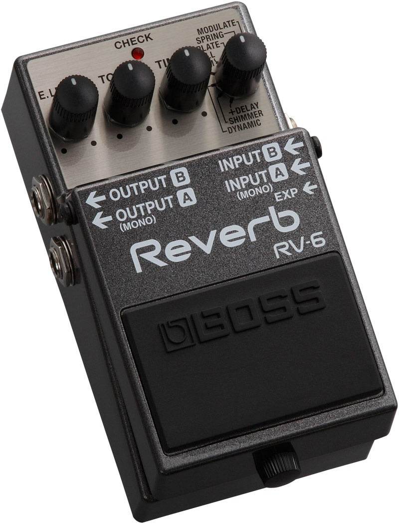 BOSS RV6 Reverb Guitar Pedal - Ray's Midbell Music