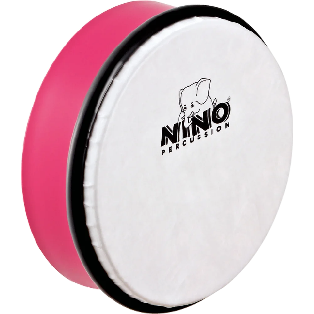 Nino Percussion NINO4SP 6" ABS Hand Drum, Strawberry Pink