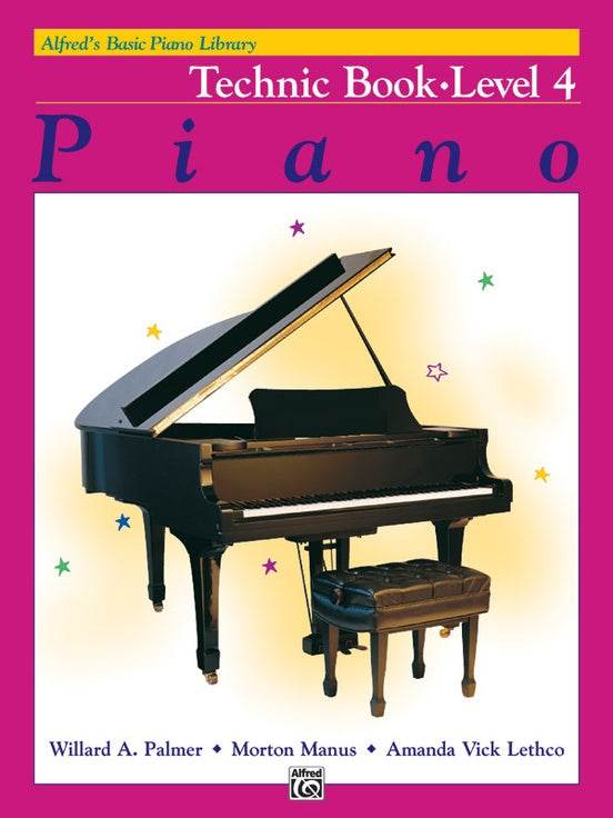 ALFRED 002519 Alfred's Basic Piano Course: Technic Book 4 - Ray's Midbell Music
