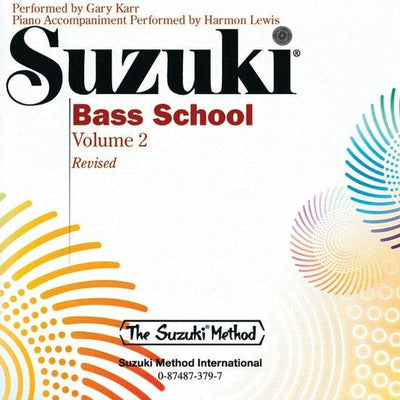 ALFRED 000379 Suzuki Bass School CD, Volume 2 [String Bass] - Ray's Midbell Music