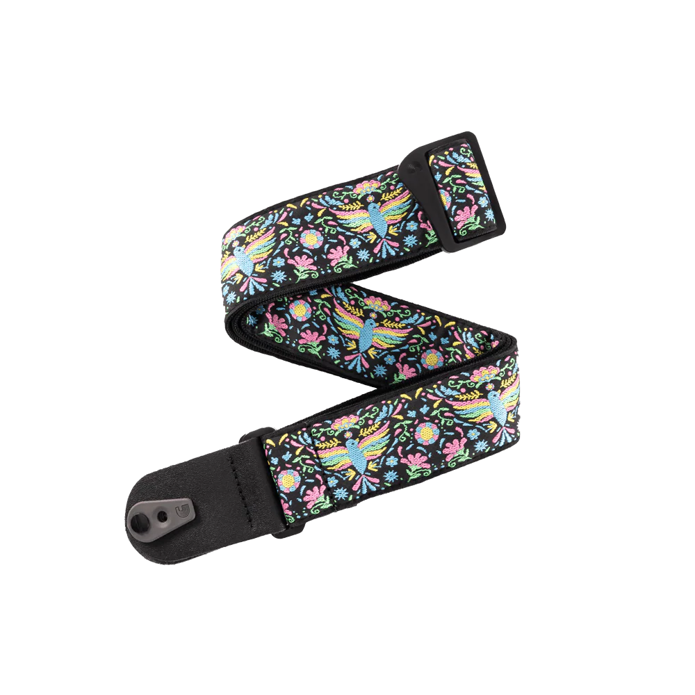 D'ADDARIO 50TC01 Pad Lock Woven Guitar Strap, Phoenix Dream
