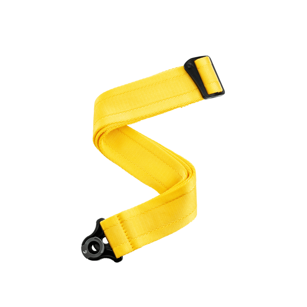 D'ADDARIO 50BAL07 Auto Lock Guitar Strap, Mellow Yellow - Ray's Midbell Music