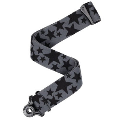 D'ADDARIO 50BAL14 Auto Lock Guitar Strap, Skater Stars