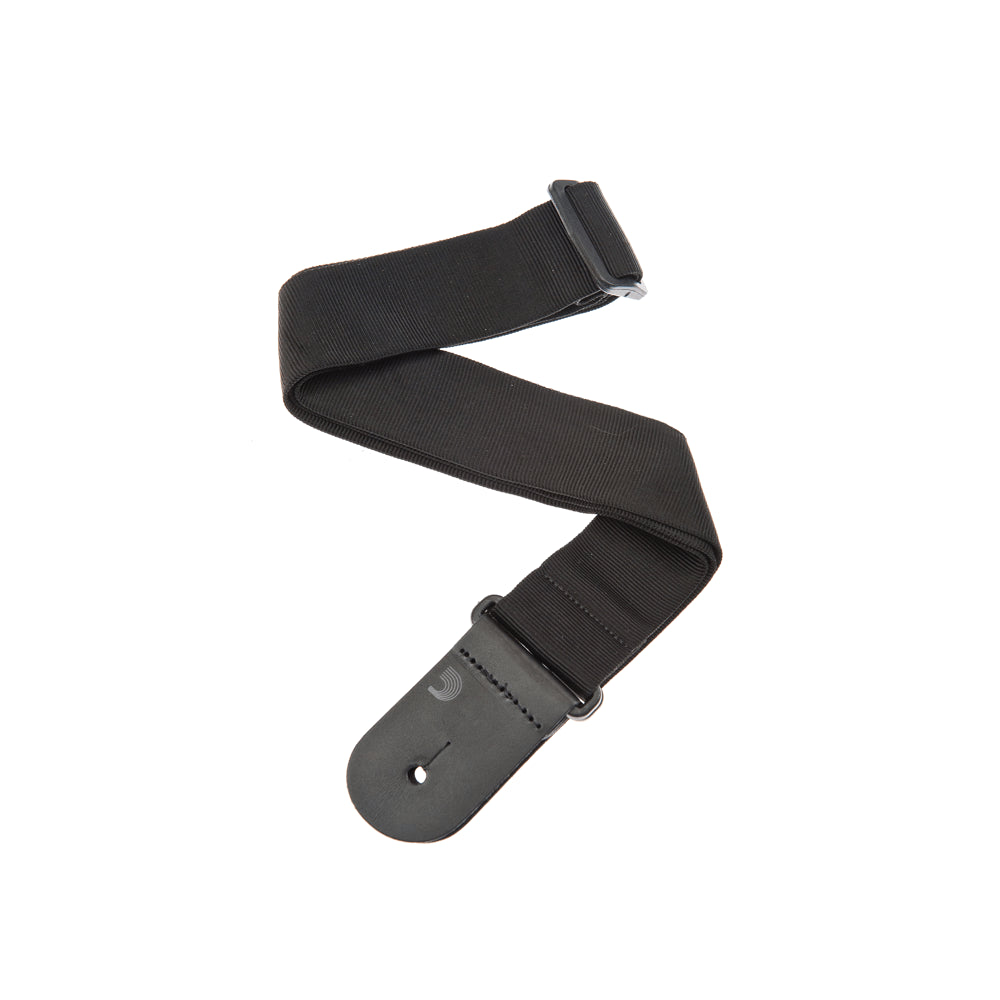 D'ADDARIO 50F05 Woven Guitar Strap, Black Tube