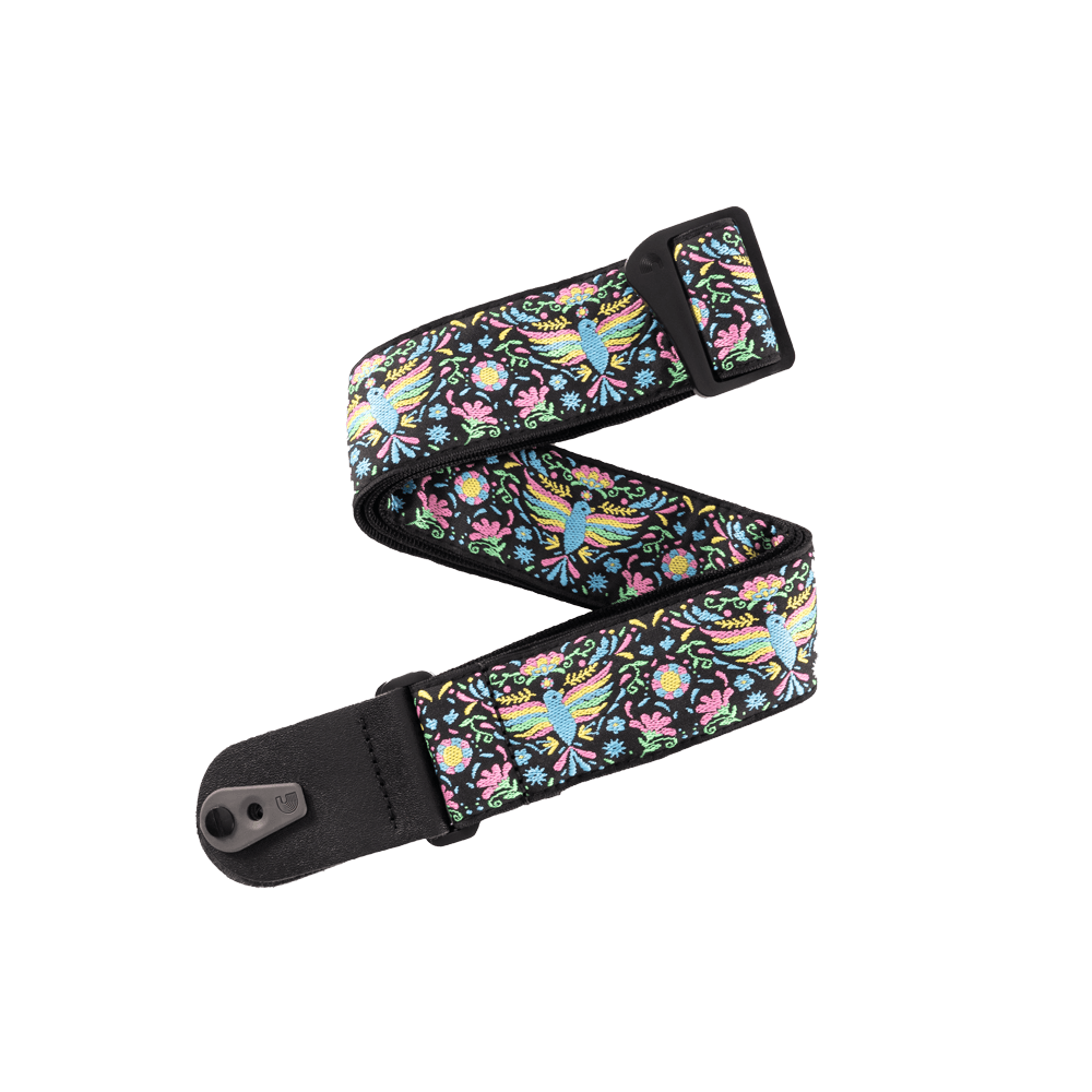 D'ADDARIO 50TC01 Pad Lock Woven Guitar Strap, Phoenix Dream