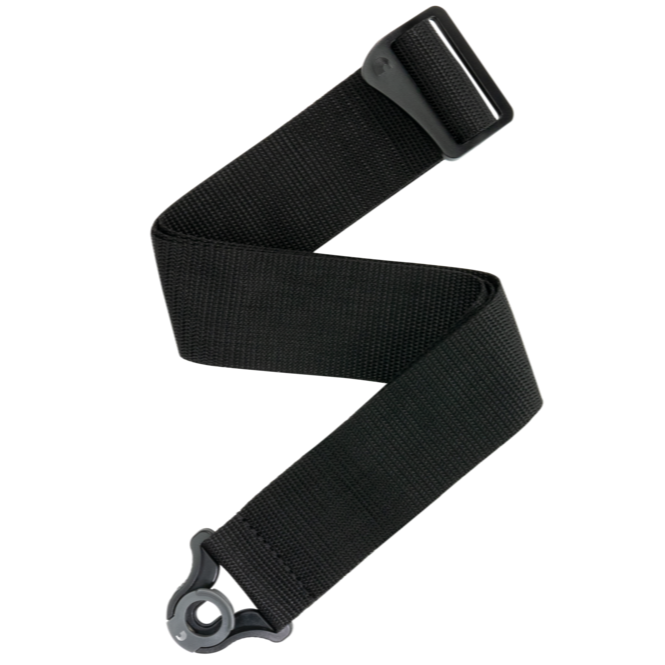 D'ADDARIO PWSAL400 Auto Lock Polypro Guitar Strap, Black