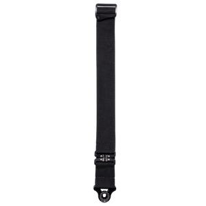 D'ADDARIO PWSALSV00 Auto Lock Swivel Polypro Guitar Strap, Black