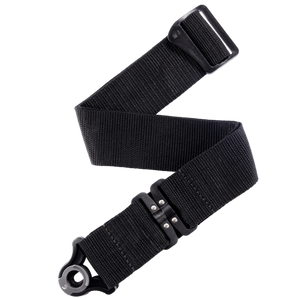 D'ADDARIO PWSALSV00 Auto Lock Swivel Polypro Guitar Strap, Black