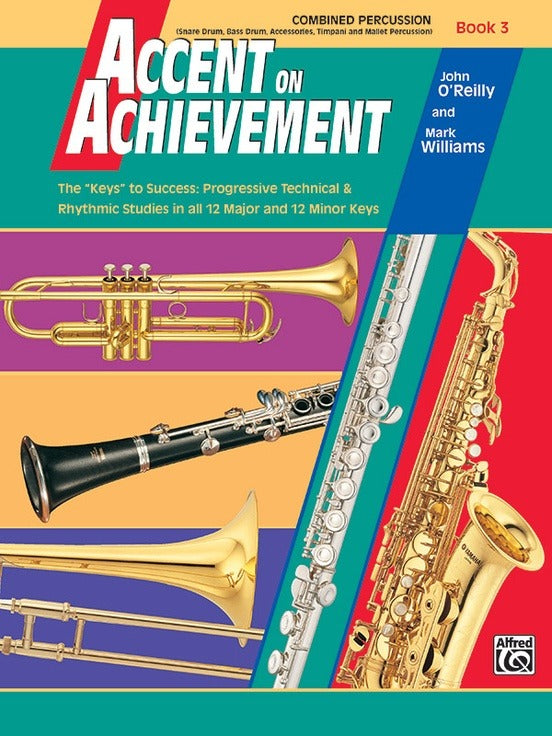 ALFRED 0018071 Accent on Achievement Book 3 Combined Percussion