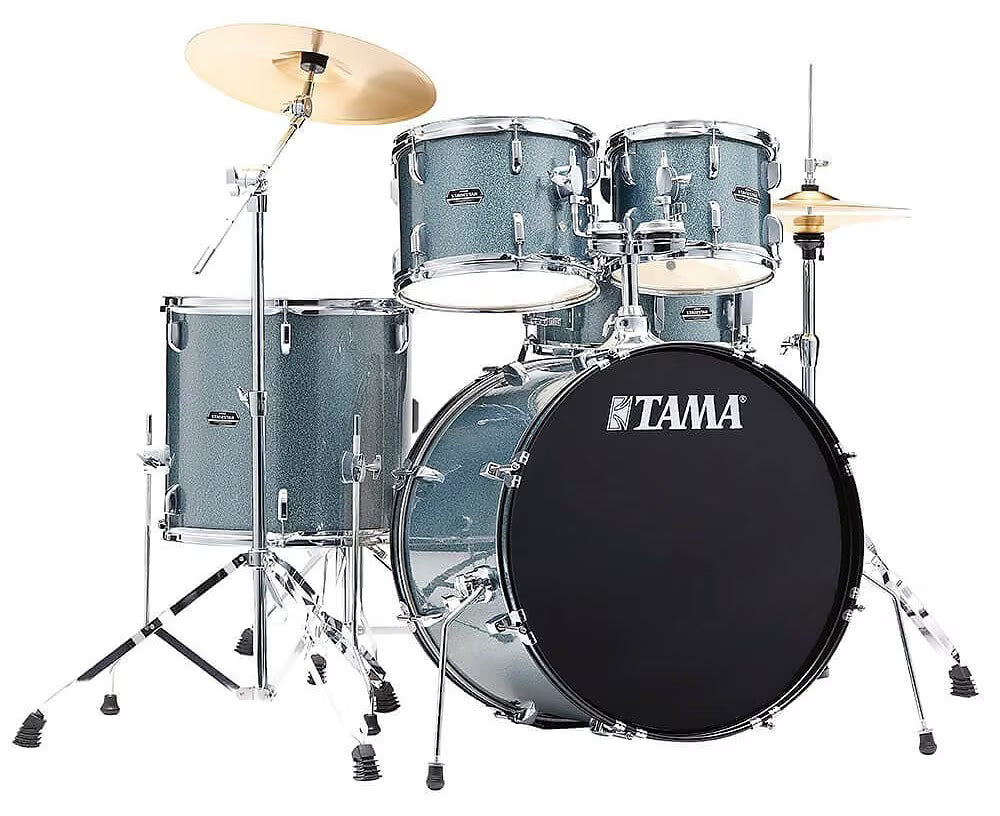 Tama ST52H5CSEM 5 Piece Stagestar Complete Drum Set (Sea Blue Mist)
