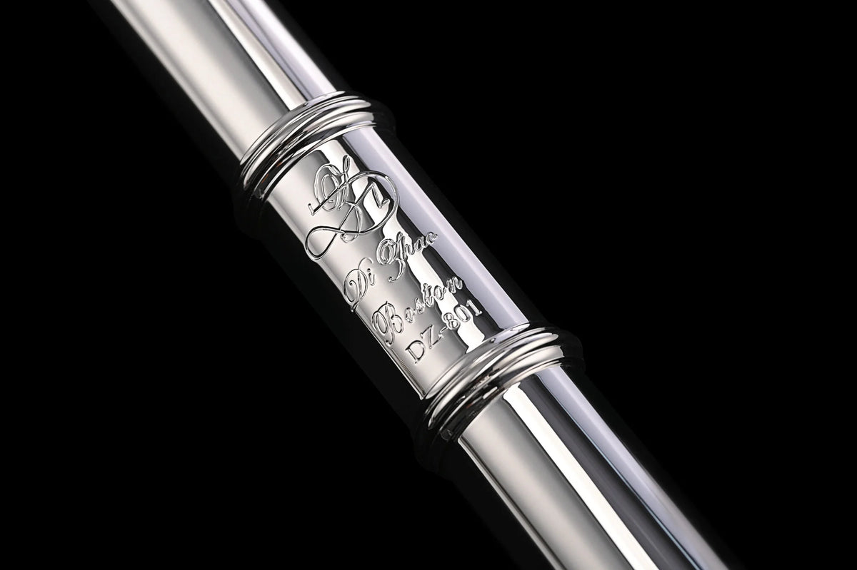 Di Zhao DZ801BEFC#D#10KGR Professional Flute, Split E, C# Trill, D# Roller, 10K Gold Riser