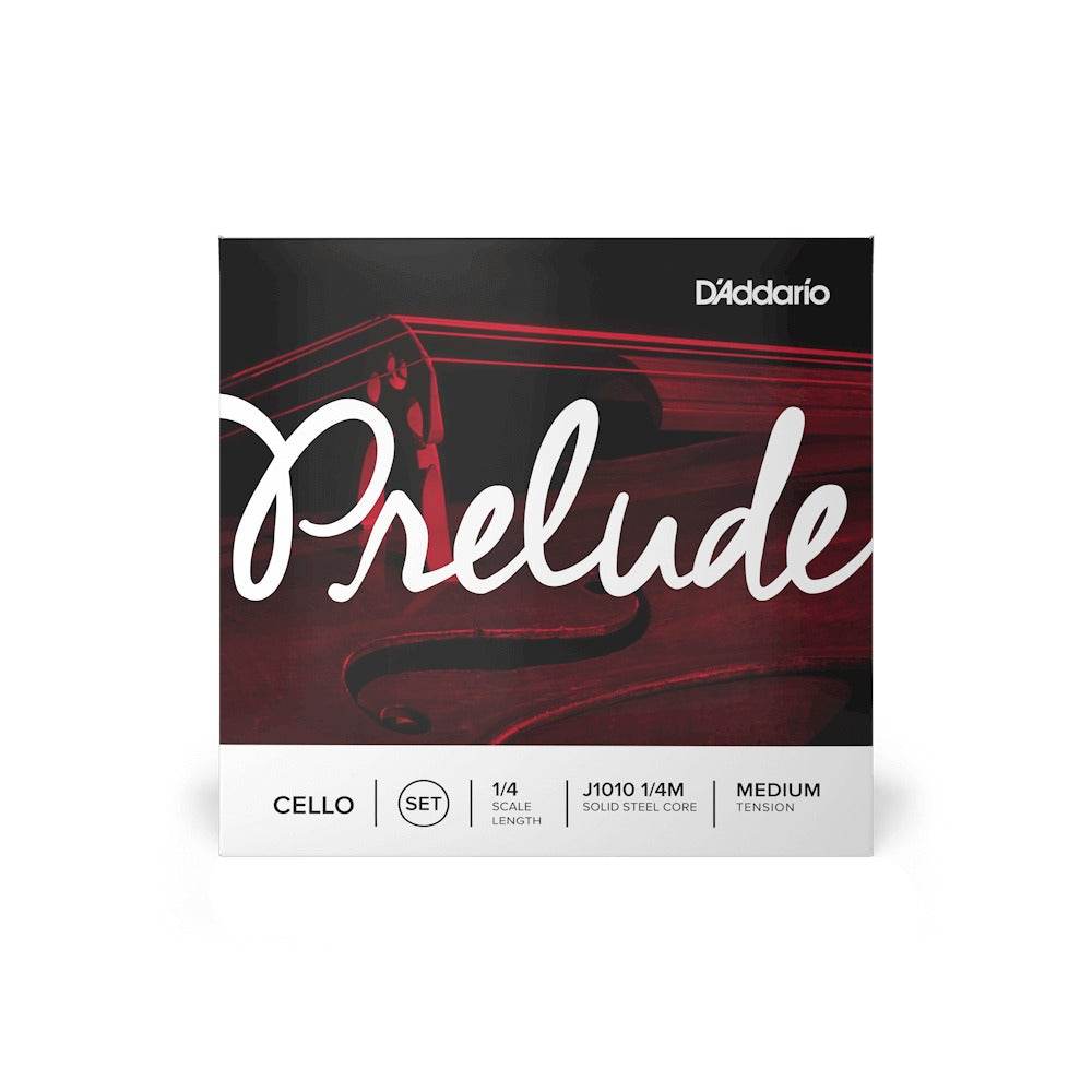 D'ADDARIO J101014M 1/4 Prelude Cello String Set, Medium Tension - Ray's Midbell Music