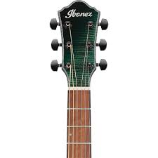 Ibanez AEWC32FMGSF AEW Series Thinline Cutaway A/E Guitar (Green Sunset Fade)