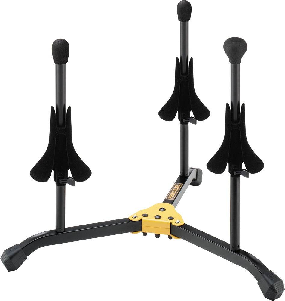 HERCULES DS513BB Dual Trumpet/Cornet/Fluglehorn Stand w/ bag - Ray's Midbell Music