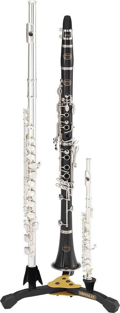 HERCULES DS543BB Flute/Clarinet/Piccolo Stand w/ Bag - Ray's Midbell Music