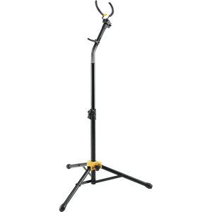 HERCULES DS730B Auto Grip System Alto/Tenor Saxophone Stand (Tall) - Ray's Midbell Music