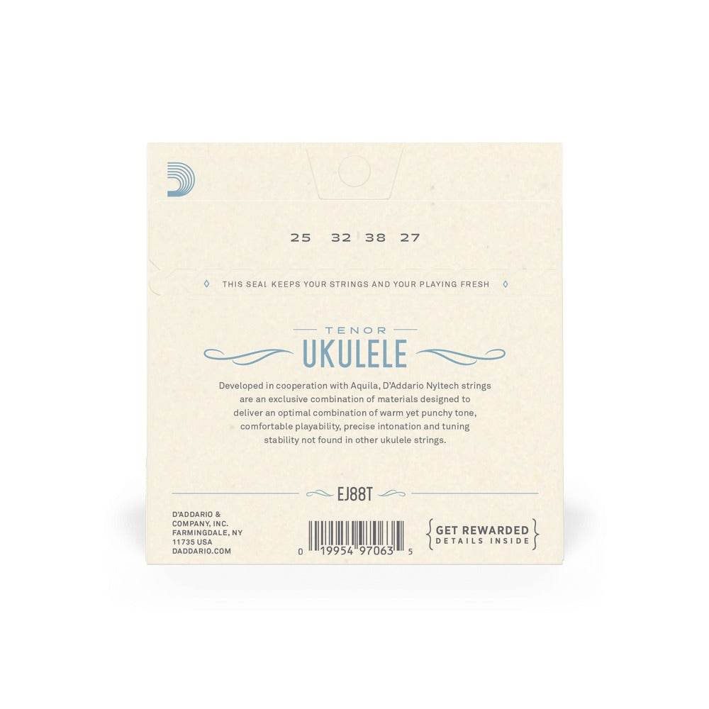 D'ADDARIO EJ88T Tenor Nyltech Ukulele Strings - Ray's Midbell Music
