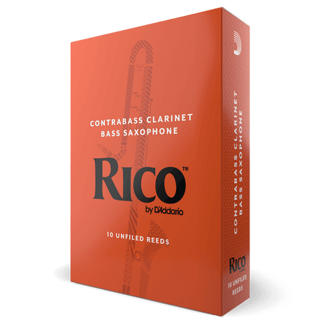 RICO RFA1025 #2.5 Contra Alto/Bass Clarinet Reeds, Box of 10