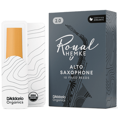 HEMKE RHKP10ASX200 #2 Royal Organic Alto Sax Reeds, 10-Pack