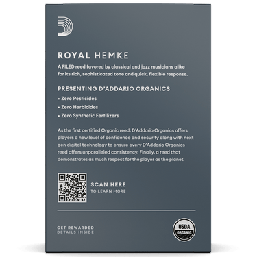 HEMKE RHKP10ASX250 #2.5 Royal Organic Alto Sax Reeds, 10-Pack