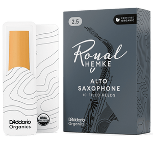 HEMKE RHKP10ASX250 #2.5 Royal Organic Alto Sax Reeds, 10-Pack