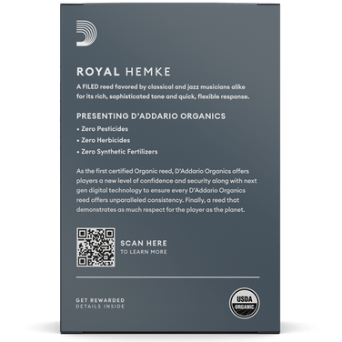 HEMKE RHKP10ASX350 #3.5 Royal Organic Alto Sax Reeds, 10-Pack