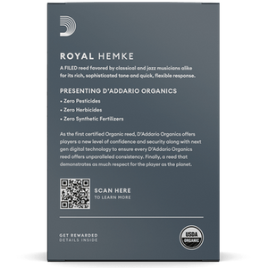 HEMKE RHKP10ASX350 #3.5 Royal Organic Alto Sax Reeds, 10-Pack