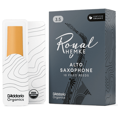 HEMKE RHKP10ASX350 #3.5 Royal Organic Alto Sax Reeds, 10-Pack