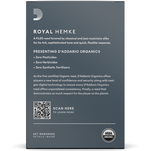 HEMKE RHKP10SSX250 #2.5 Royal Organic Soprano Sax Reeds, 10-Pack