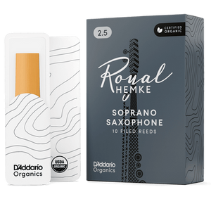 HEMKE RHKP10SSX250 #2.5 Royal Organic Soprano Sax Reeds, 10-Pack