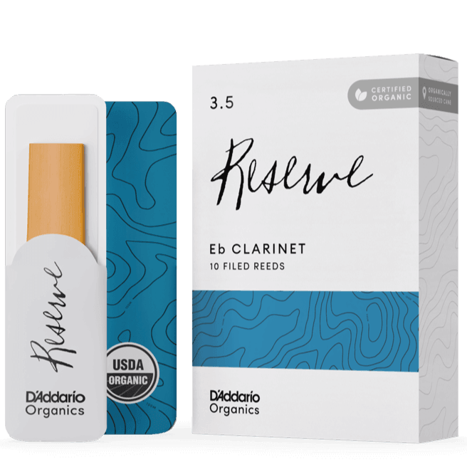 D'ADDARIO ODBR1035 #3.5 Organic Reserve Eb Clarinet Reeds, 10-pack - Ray's Midbell Music