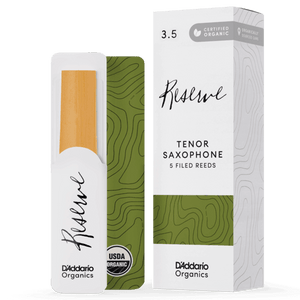 D'ADDARIO ODKR0535 #3.5 Organic Reserve Tenor Saxophone Reeds, 5-pack - Ray's Midbell Music