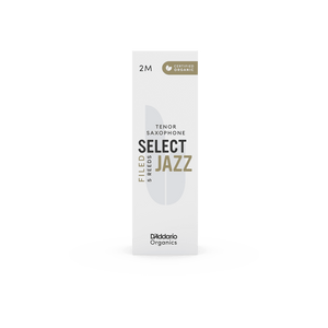 RICO JAZZ SELCT ORSF05TSX2M #2M Organic Select Jazz Filed Tenor Saxophone Reeds, 5-pack - Ray's Midbell Music
