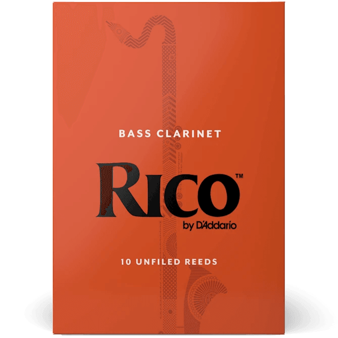 RICO REA1020 #2 Bass Clarinet Reeds, Box of 10 - Ray's Midbell Music
