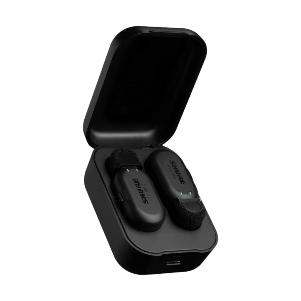 SHURE MVTWOZ7 Two Move Mics w/ Charging Case