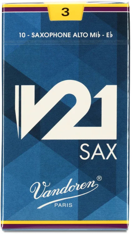 VANDOREN V21 SR813 #3 Alto Sax Reeds, Box of 10