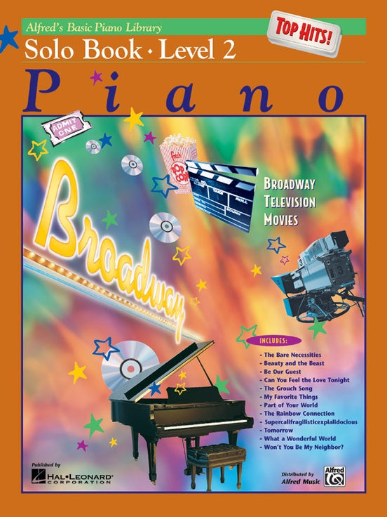 ALFRED 0016497 Alfred's Basic Piano Library: Top Hits! Solo Book 2