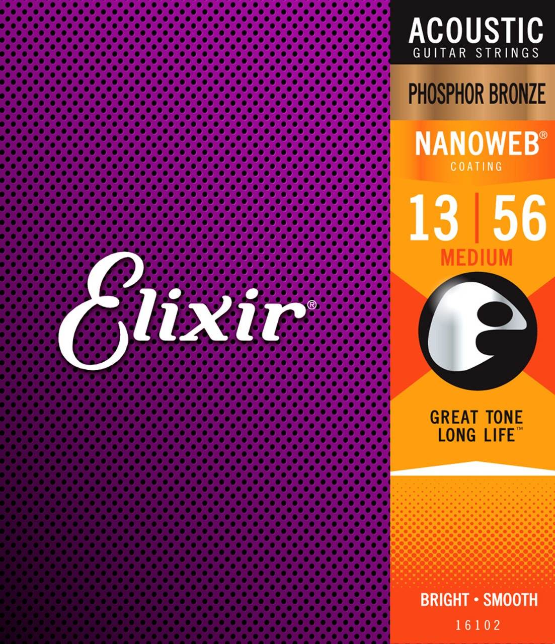 ELIXIR 16102 Phosphor Bronze Medium Acoustic Strings - Ray's Midbell Music