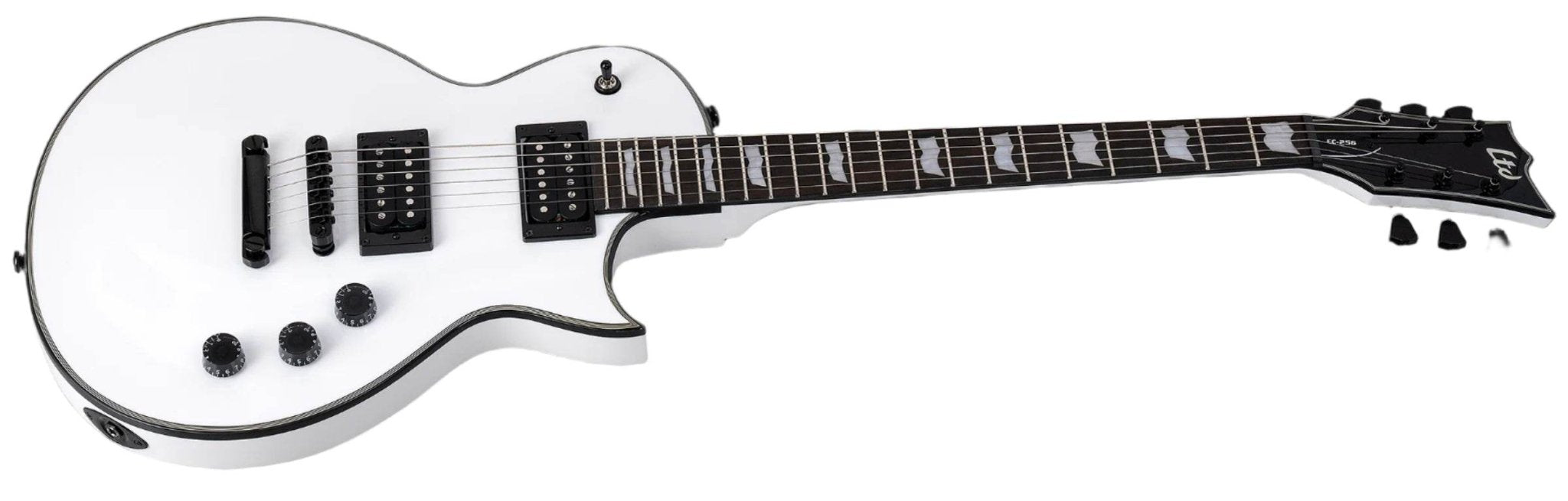 Esp LEC256SW Single Cutaway Electric Guitar (Snow White) - Ray's Midbell Music