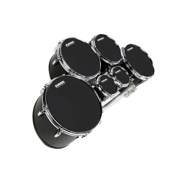 EVANS TT06MXB 6" MX Black Tenor Marching Head