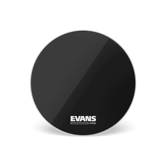 EVANS BD16MX2B 16" MX2 Black Bass Drum Head