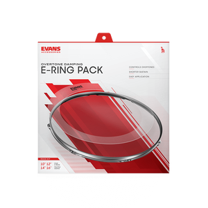 Evans ERROCK Rock E-Ring Pack Includes 10x1", 12x1.5", 16x2", and 14x1.5"