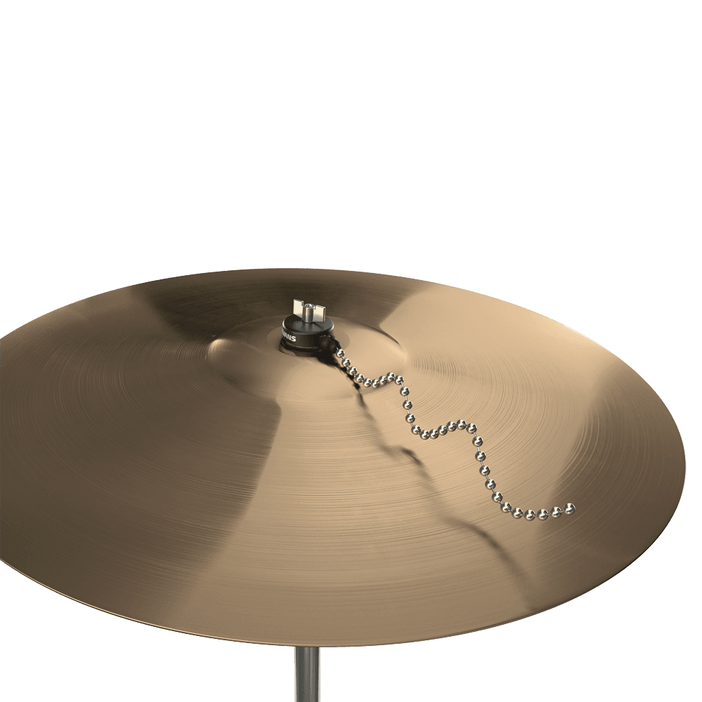 EVANS EVCYMSZ1 Cymbal Sizzler Two Chain Pack - Ray's Midbell Music